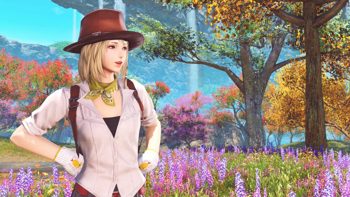 フィールドワークの乙女❤️

極彩色の豊な森より

みなさん　おはミドございまっす(﹡´◡`﹡ )

#FF14 #本日のミドラン #FF14SS