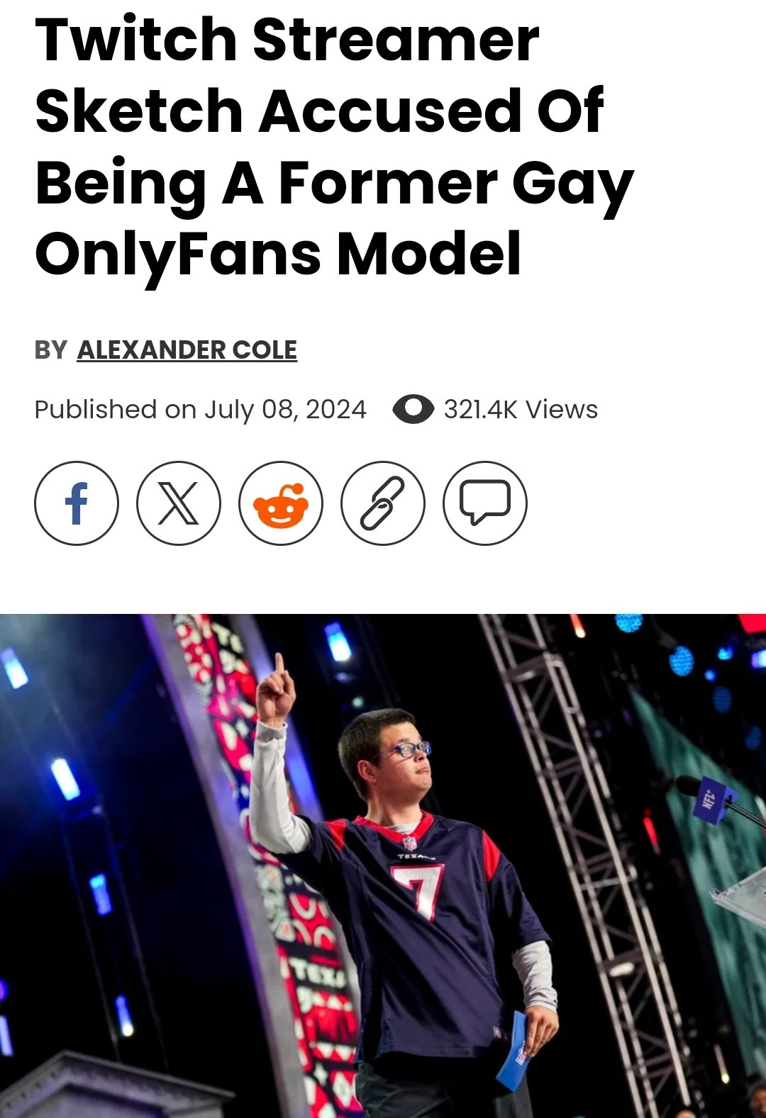 👻🦇🎃🚬DOM- BIE🚬🎃🦇👻 on X: Did you see that the streamer, Sketch got  outed for doing gay porn!? 👀 Apparently he lost a lot of following over  it, which is not cool. He