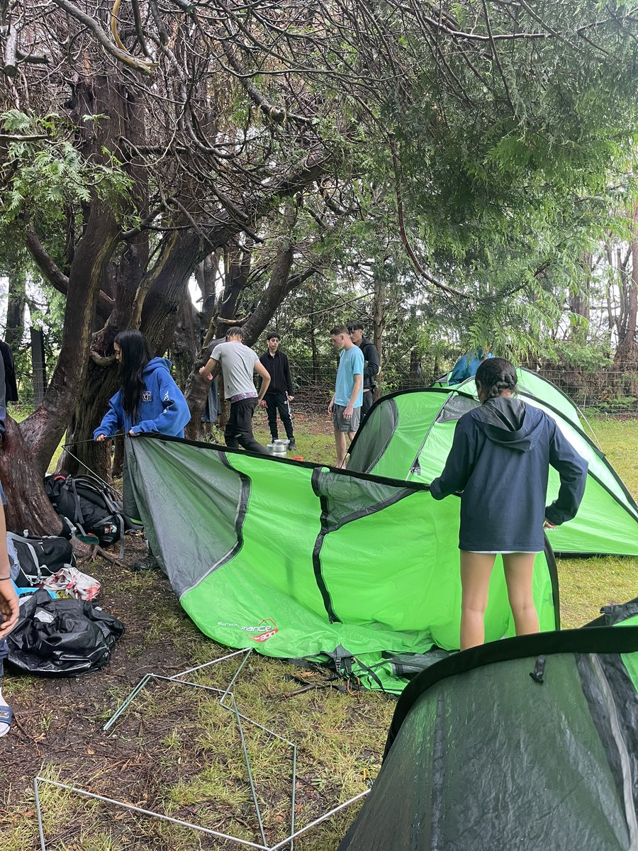 Queenssch_stdnt's tweet photo. All 6 teams back at camp. We’re all so impressed with their resilience these past two days especially due to the challenging weather. Day two complete! https://t.co/0JMcCtk0Fo