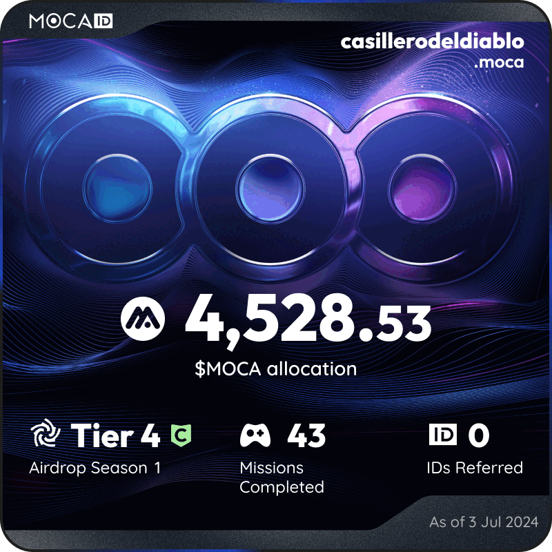 zartdiye's tweet photo. #Mocalized by $MOCA 👁
I claimed 4528.53 $MOCA from the @Moca_Network Moca ID airdrop! Claim yours here ➡ https://t.co/uC13EAdLFC $MOCA $MOCA! https://t.co/TR7d8fvJm0