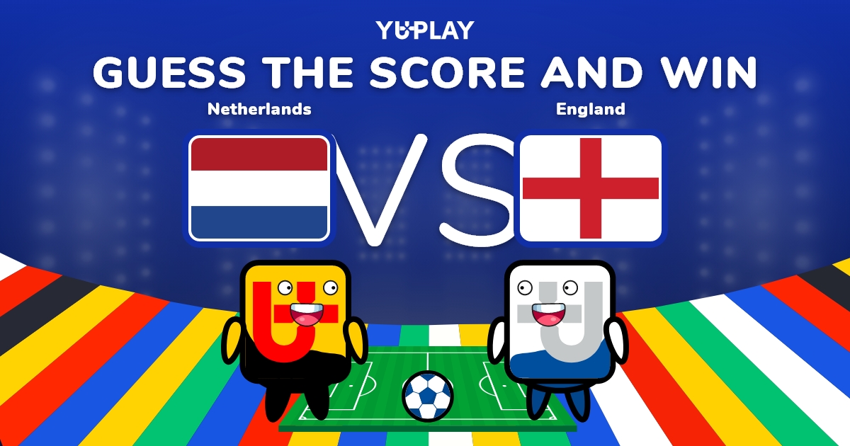 Predict the main time score between 🏴󠁧󠁢󠁥󠁮󠁧󠁿England and 🇳🇱Netherlands and win 50 EUR in store credit on YuPlay🔥

Predict the score of the second #EURO2024📷 semi-final until July 10th, 21:00 CET to enter.

To enter:
💬Comment your score prediction
🔁RT this tweet
🤝Follow