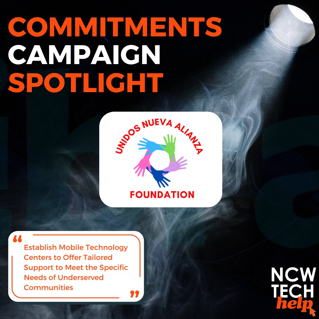Thank you, Unidos Nueva Alianza Foundation, for your commitment to digital equity!

Are you ready to make a difference and help bridge the digital divide? Make a Commitment here: lnkd.in/gkVGvhVK
