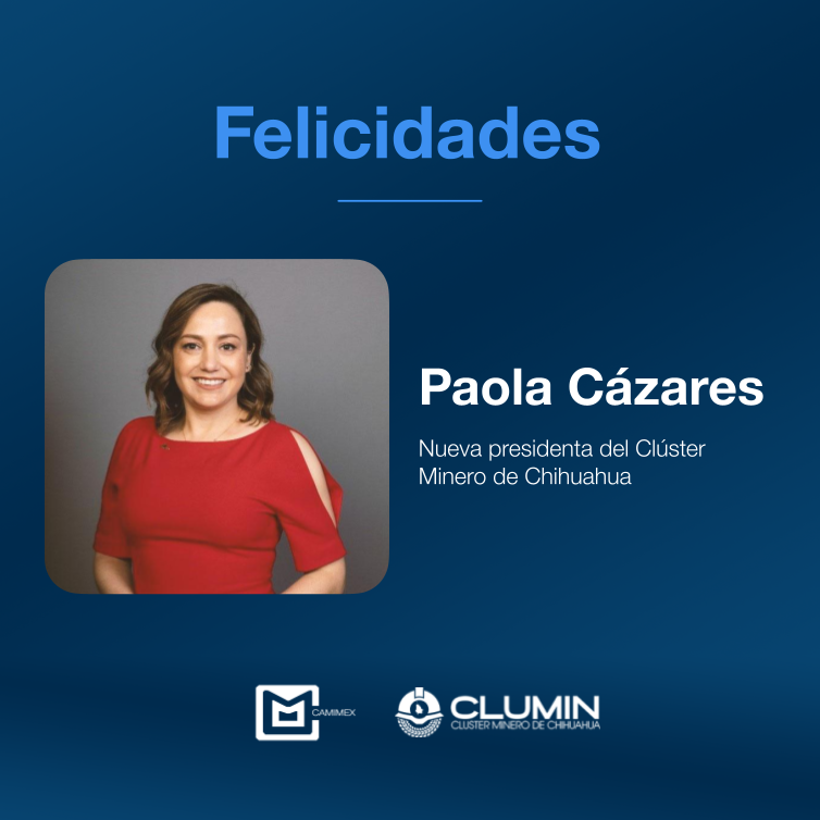 Camimex_Oficial's tweet photo. ¡Felicitamos a Paola Cázares por asumir la presidencia del Clúster Minero de Chihuahua! Estamos seguros de que bajo su liderazgo, el sector minero continuará creciendo y fortaleciendo su impacto positivo en la región. https://t.co/bRs8MJ3Qja