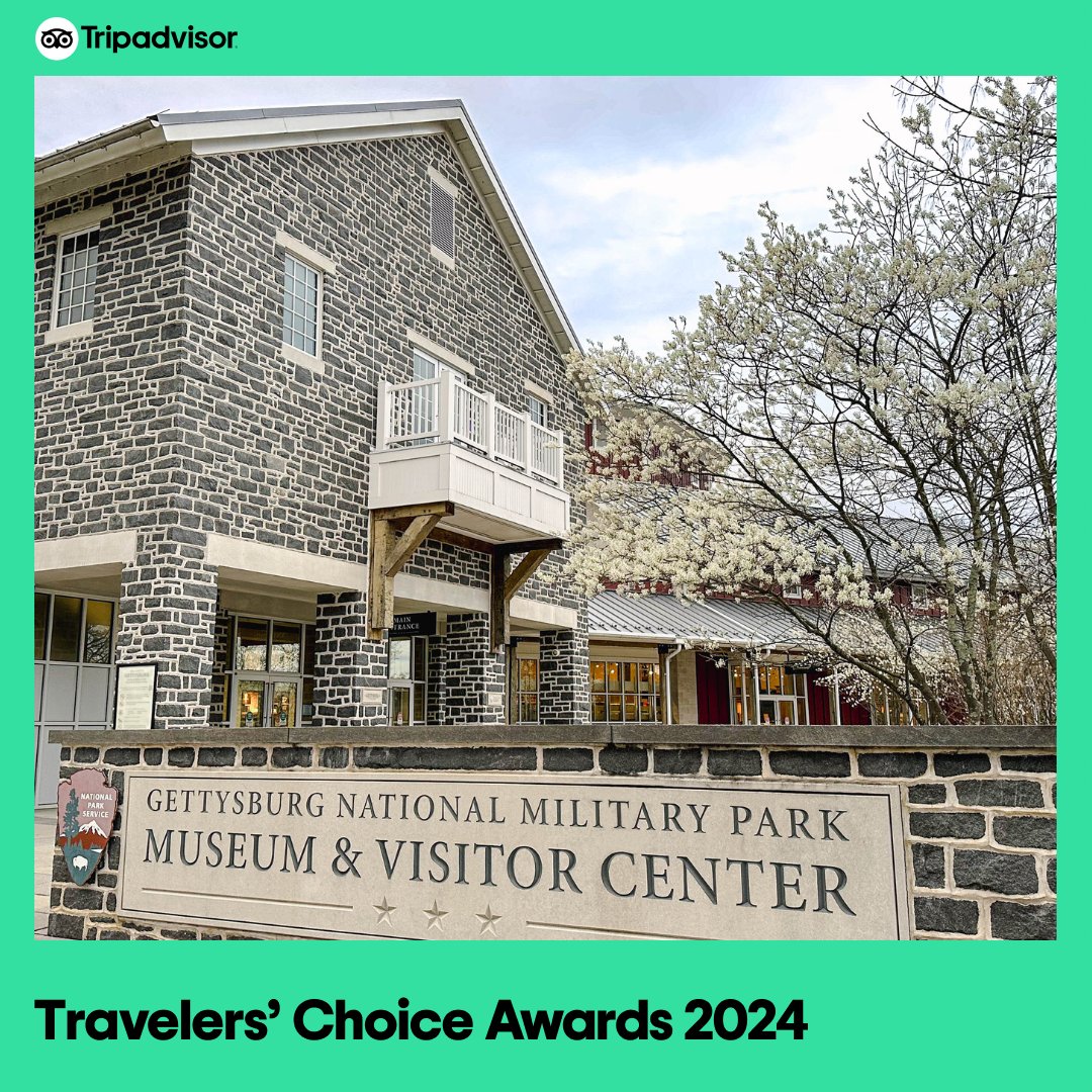 THANK YOU!

Many thanks to YOUR ratings and reviews on TripAdvisor, the Gettysburg National Military Park Museum &amp; Visitor Center is ranked in the top 10% of  things to do WORLDWIDE! 🌎

#TravelersChoice