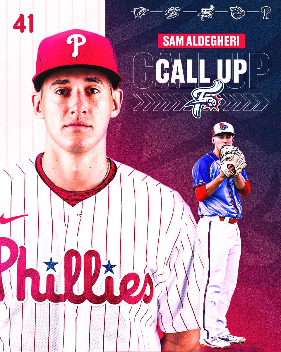 Congratulations to Jean Cabrera and Sam Aldegheri on their call-ups from High-A Jersey Shore!

Catch Cabrera on the mound Thursday and Aldegheri on Friday for their Baseballtown debuts!