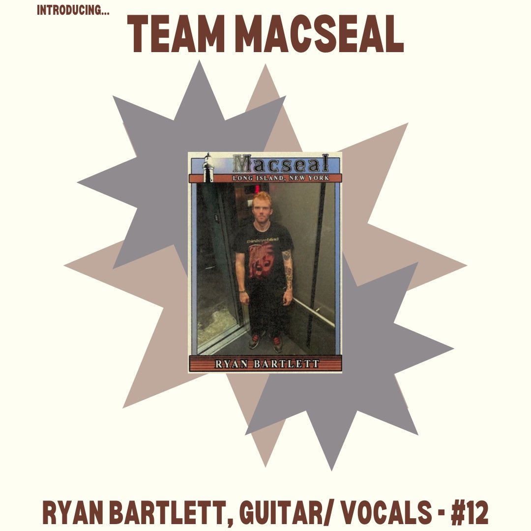 audiofruits's tweet photo. Only THREE MORE DAYS until @macsealband’s new album!! 🎸 We introduced Justin yesterday, today we have Ryan on vocals + guitar!
—
#newmusicmonday #macseal #permanentrepeat #orchardambassador #macsealband #upcomingmusic #alternativerock #indiepunk https://t.co/Kr3EfurvOK