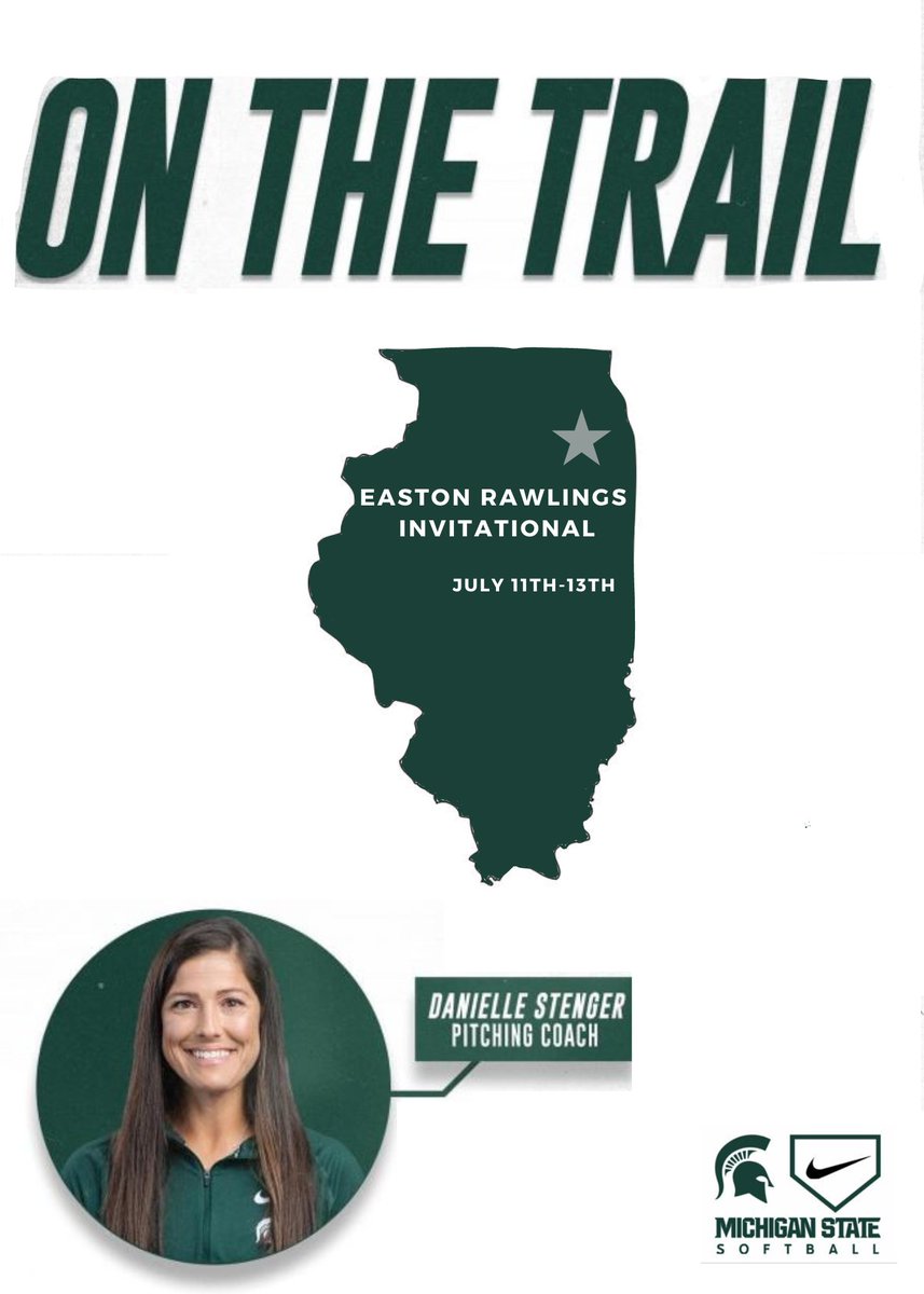 CoachDStenger's tweet photo. Round 4 is a short trip around the lake ๐ Be on the lookout for the GREEN and WHITE ๐๐ค #msusoftball #gogreen https://t.co/54OC1OWOtb
