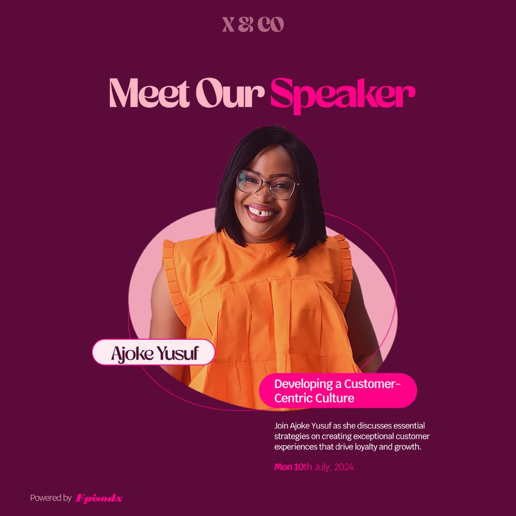XnCoLab's tweet photo. Developing a good customer experience is essential to driving customer loyalty. 

Join us tomorrow as we delve into the art of building a customer-centric culture!

Learn how to prioritize customer needs and create a thriving business environment https://t.co/0O8b8Zdefu