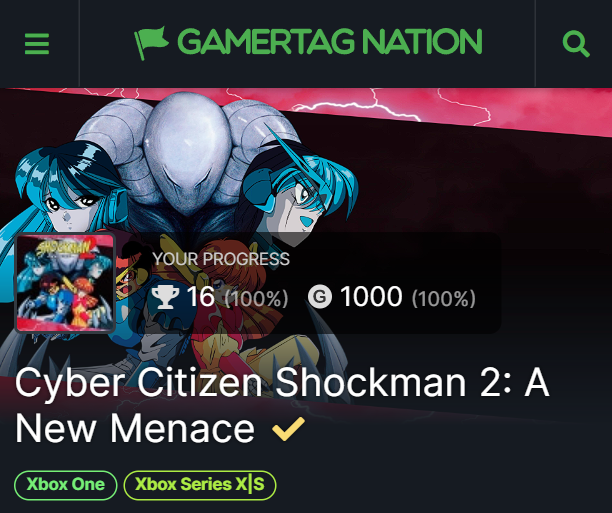 alemaunzinhuu's tweet photo. I completed the game Shockman Games, via
@gamertagnation 

Com exceção do primeiro Shockman, todos os outros são jogos que tem uma jogabilidade muito boa, ainda assim a diversão é garantida com todos eles.

Média de 1~2 horas pra pegar os 1000G em cada jogo. https://t.co/StyopM2Q8L