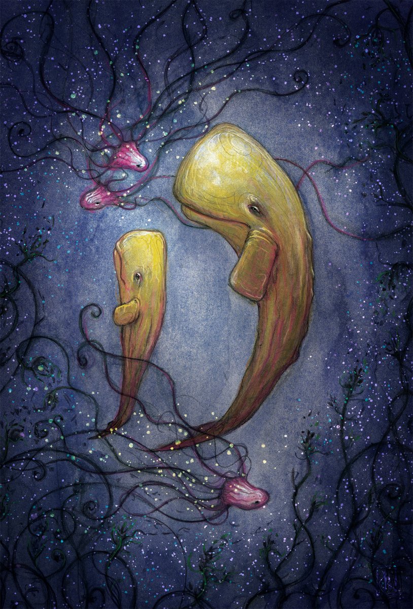 Hey everyone, it's #portfolioday! I'm Heida and work full time as a game concept artist and occasionally do illustrations for children’s and teen publishing (all digital). I love mixing traditional and digital media. Here are some of my recent and older mixed media pieces.