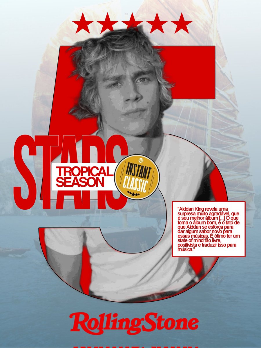 A renomada revista Rolling Stone concedeu 5/5 estrelas para o “Tropical Season”: “Aiddan King revela uma surpresa muito agradável, que é o seu melhor álbum.”

— O disco recebeu o selo ‘Clássico Instantâneo’.