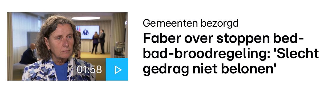 “We moeten slecht gedrag niet belonen”, aldus Marjolein Faber die na jarenlang haatzaaien, discrimineren en hele bevolkingsgroepen zwartmaken een baantje krijgt als minister van Asiel en Migratie.
