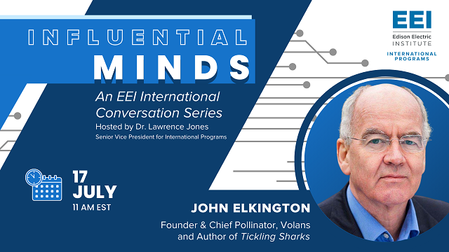 🌟 One week until our next Influential Minds episode with <a href="/volansjohn/">volansjohn</a>, the Founding Father of <a href="/VolansHQ/">Volans</a>! Don't miss discussions from his latest book, 'Tickling Sharks.' Register now to join: bit.ly/IM-ELKINGTON #Sustainability #GreenSwans #TicklingSharks