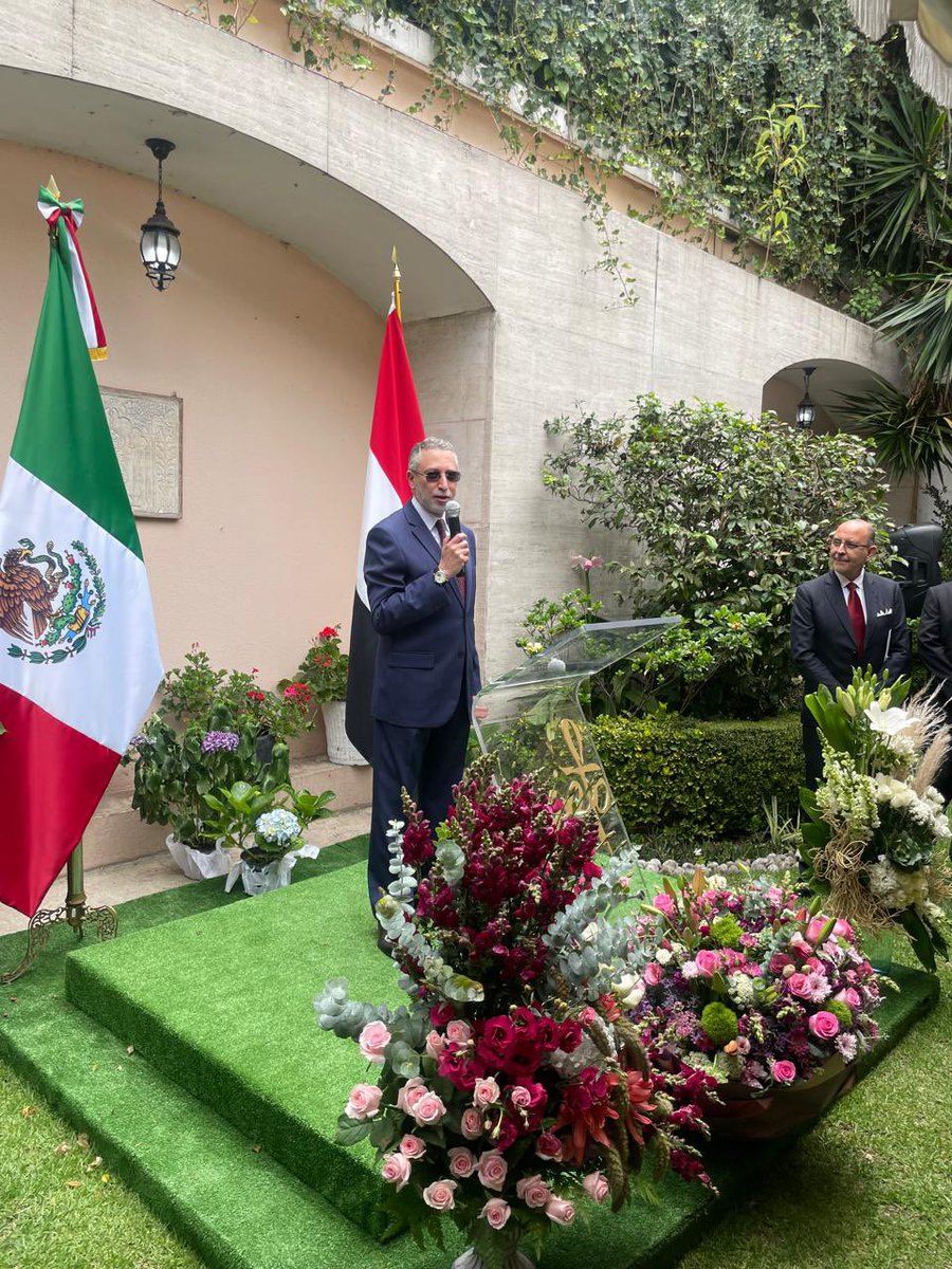 El Embajador de Su Majestad el Rey en México, Sr. Abdelfattah Lebbar, asistió hoy a la fiesta nacional de Egipto, celebrada en la Ciudad de México ¡Felicidades a nuestro país hermano #Egipto! 🎉🇪🇬 #Diplomacia #CooperaciónInternacional