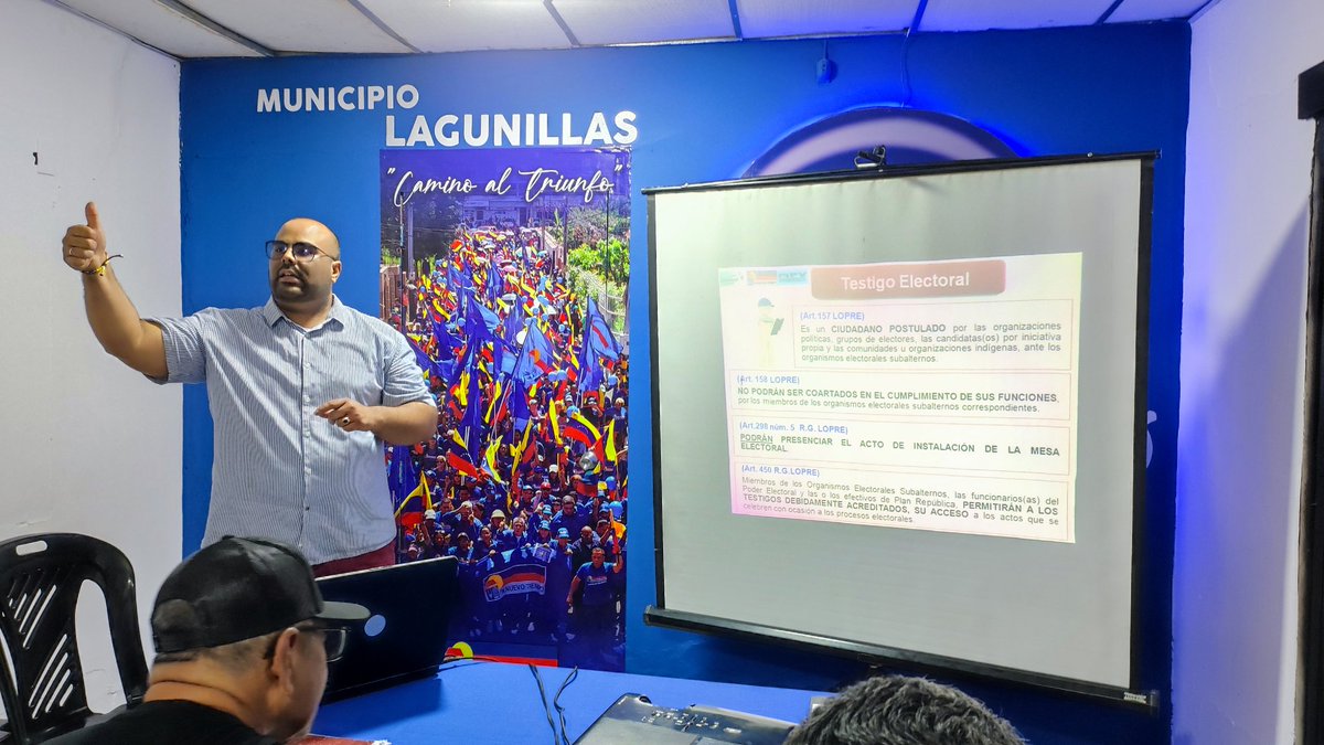 untlags's tweet photo. #9DeJulio en este momento taller de testigo electoral desde nuestra sede UNT Lagunillas. Este 28 de Julio vamos a #Ganar 
#EdmundoPresidente 
#Unidad 🇻🇪

@partidoUNT 
@somosuntzulia https://t.co/lKA2noualq