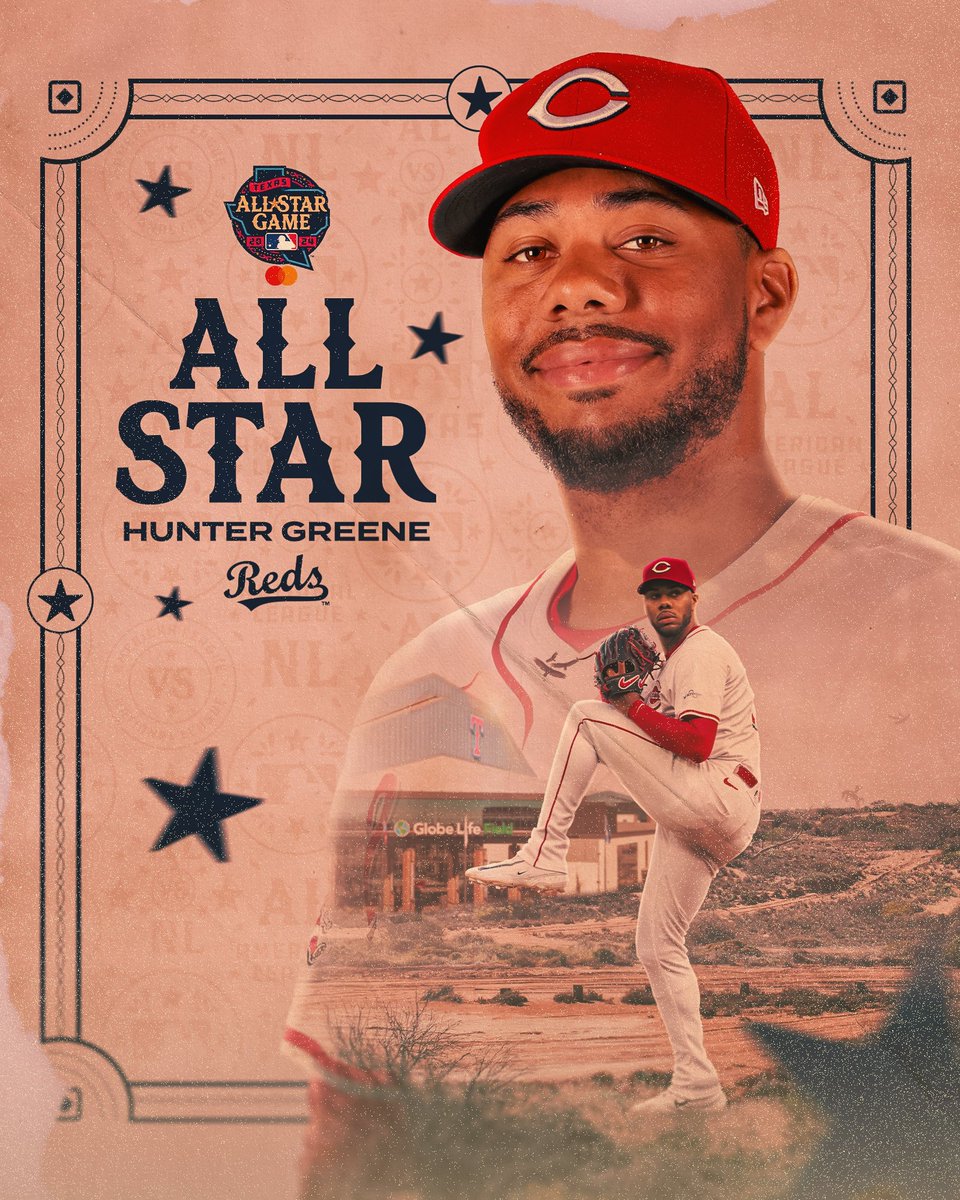 HG to the ASG. 

Congrats to Hunter Greene on being named to his first All-Star Game‼️