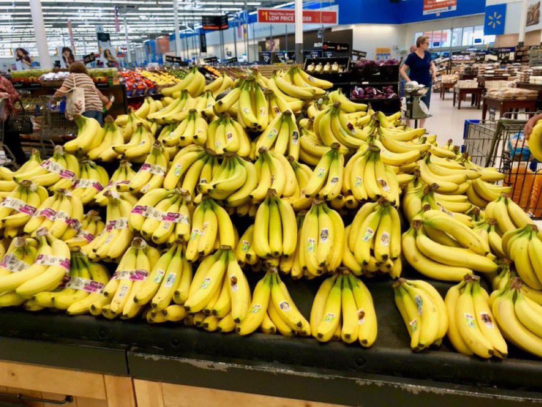 Walmart sells millions of products. 

But one item is easily its best seller. 

Bananas. 

It sells more than a billion each year.
