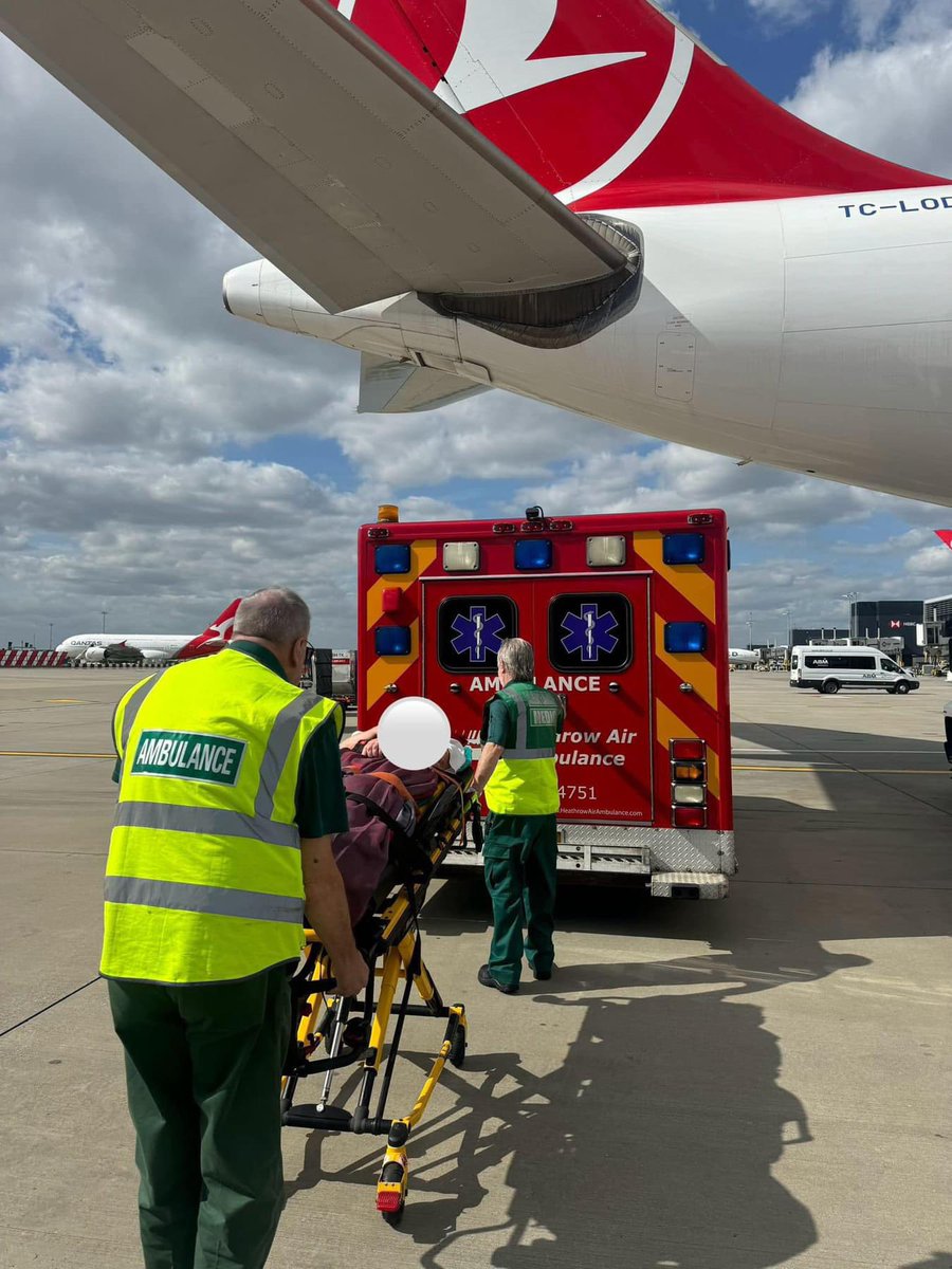 ad_assist's tweet photo. Our medics have made multiple trips to Turkey in the past few weeks. This latest journey saw a patient safely transported back from Dalaman to London on a stretcher, with BM Ambulance Service taking over the final leg of the journey. Heartfelt thanks to everyone involved https://t.co/kog4OcMprD