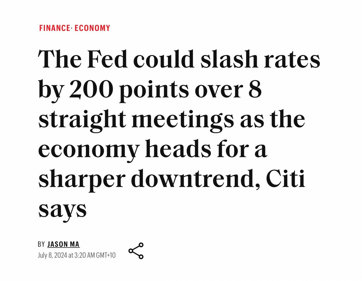 Rate cut cycle getting closer. Likely September or November. $SOFI