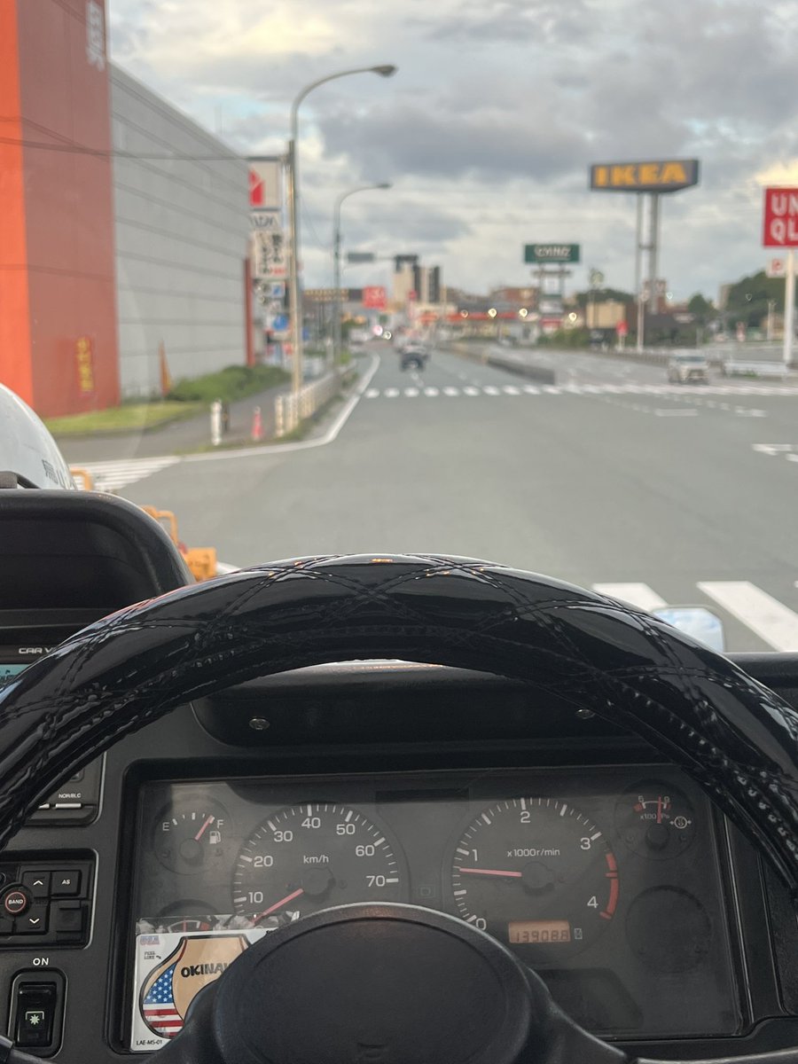 今日から2日間現場が遠いなぁ🤡