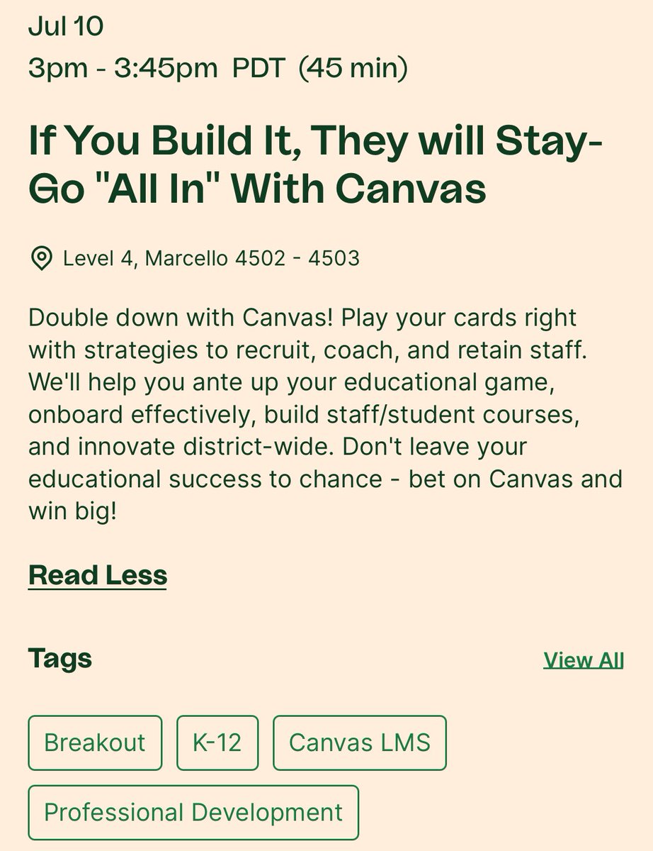 Jeremy__Hill's tweet image. I am presenting, "If you Build It, They will Stay - Go "All In" with Canvas with @Joani_Miller1 and @arnoldtimw on Wednesday, July 10th at 3:00pm PDT. 
We hope to see you there!
#INSTCon24 #INSTConPresenter #seekknowledge