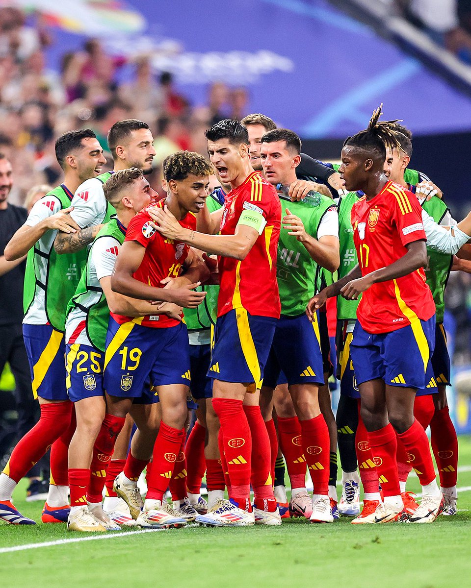 🚨 𝗢𝗙𝗙𝗜𝗖𝗜𝗔𝗟: SPAIN ARE THROUGH TO THE FINAL OF THE EUROs. 🇪🇸

FRANCE HAVE BEEN KNOCKED OUT! 🇫🇷

#EURO2024