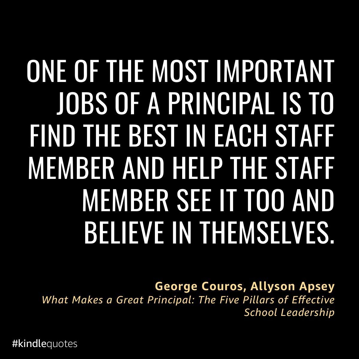 "The most valuable commodity in any school is the collective wisdom of the educators, and the answers to all of our challenges are there, waiting for us to uncover them together." @AllysonApey

Love this insight from Allyson in #WhatMakesAGreatPrincipal buff.ly/4db67LF