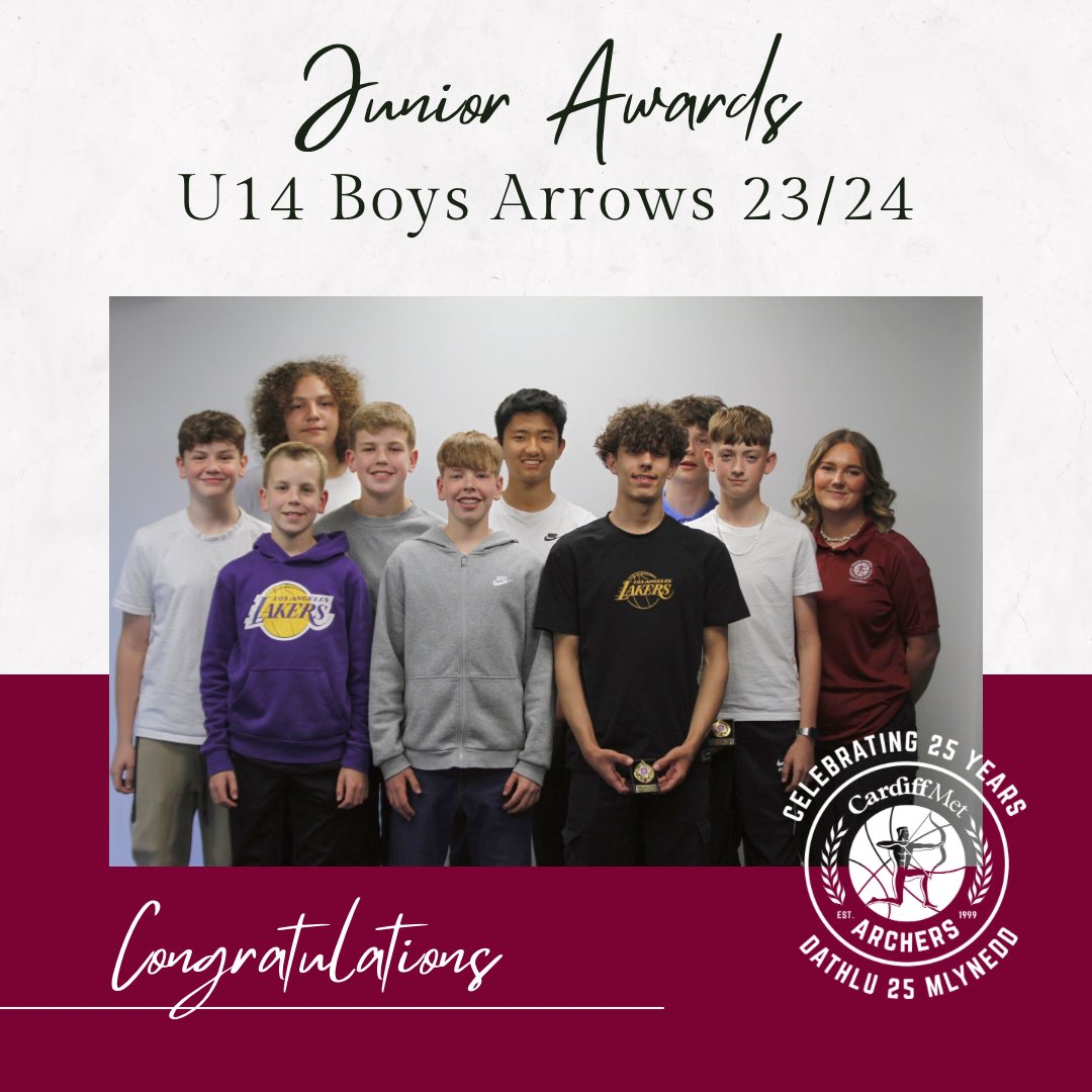𝗝𝘂𝗻𝗶𝗼𝗿 𝗔𝘄𝗮𝗿𝗱𝘀

Congratulations to the winners from our U14 Boys Arrows Team. 

Defensive Player - David  
Coaches Player - Jacob
Most Improved Player - Jahvahni
MVP - Naseem  

facebook.com/share/p/6EYcMQ…

Da iawn, all! 

#ArcherFamily25