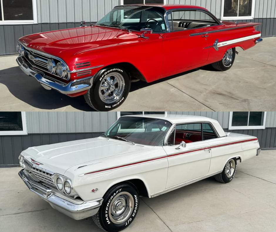 1960 and 1962 Chevrolet Impala's