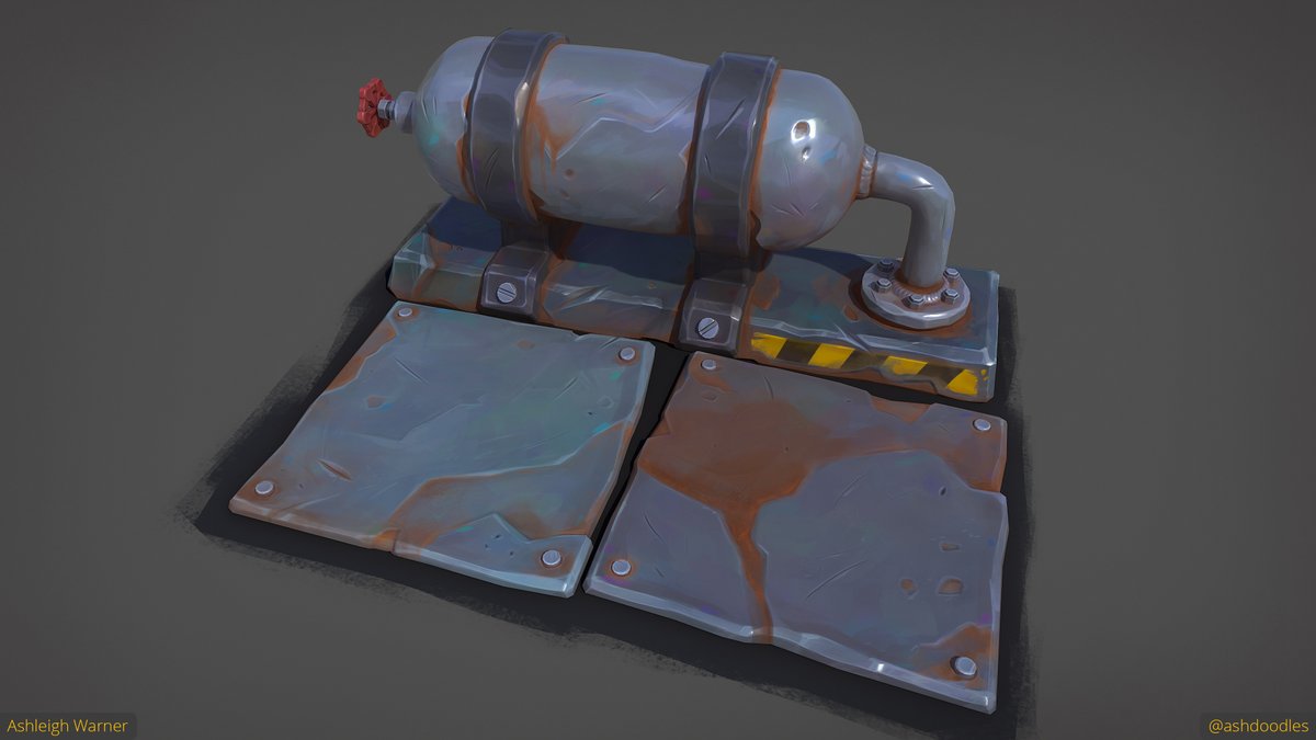 ashdoodles's tweet photo. Happy #PortfolioDay everyone! 
I'm a Senior 3D Environment Artist that's worked in games for 11 years at Blizzard and Riot. I love hand-painting and combining hand-painting with PBR.
https://t.co/zsFOFocG1v https://t.co/eFTCWUnNQR