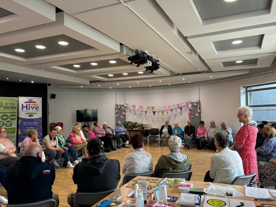 Siobhan Heaney (@singtonicity) on Twitter photo The sun may not be shining outside today but it certainly was shining inside the amazing refurbished Gasyard Centre this afternoon. Thankyou <a href="/hivecancerderry/">Hive Cancer Support</a> for an amazing opportunity 💜 The sun may not be shining outside today but it certainly was shining inside the amazing refurbished Gasyard Centre this afternoon. Thankyou <a href="/hivecancerderry/">Hive Cancer Support</a> for an amazing opportunity 💜