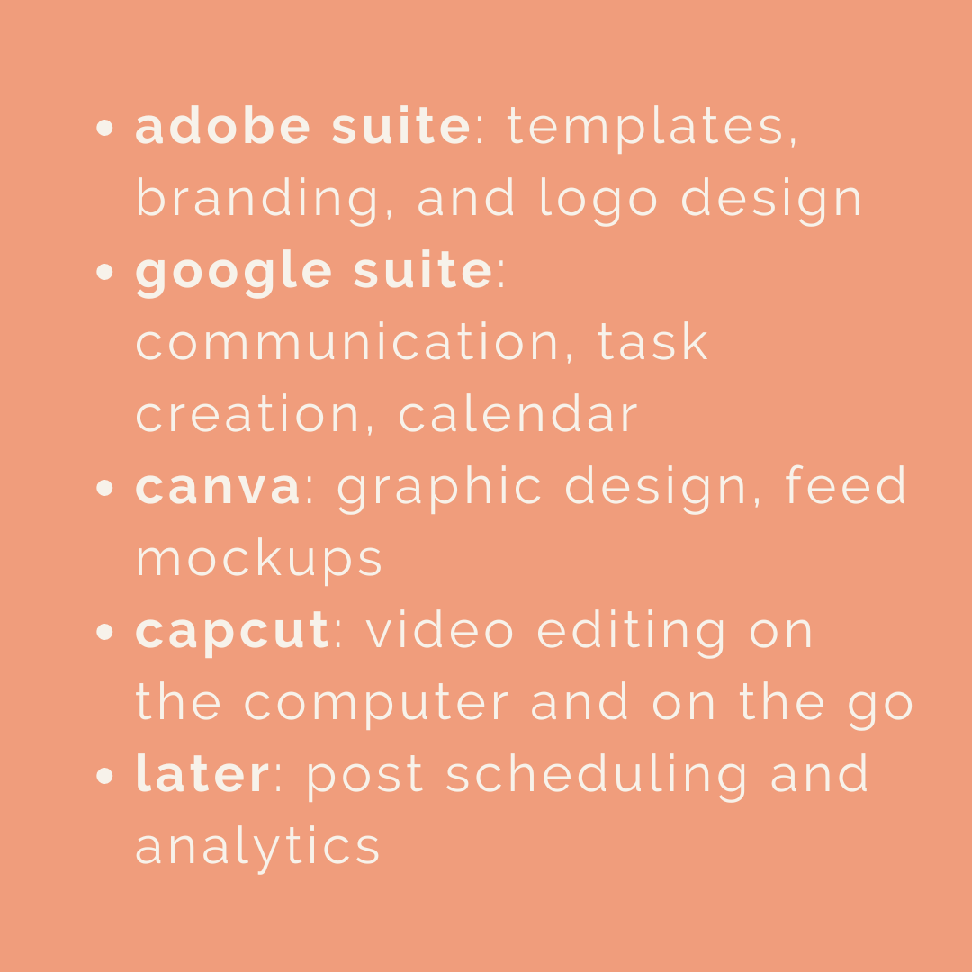 getbissyagency's tweet photo. These are the social media management essentials that keep us going! 🙌🏻

Each of these help keep our team going smoothly. Do you think we missed something? Let us know!

#socialmediamanagement #socialmedia #getbissymarketing #socialmediaagency #digitalmarketingagency https://t.co/wxdksEtSwb