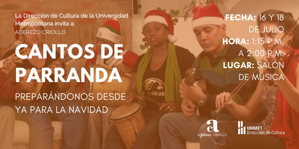 La Dirección de Cultura te invita a formar parte de nuestros parranderos, si tienes talento para el canto y quieres cantar parranda te esperamos este 16 y 18 de julio para el inicio de los ensayos. 📷📷📷