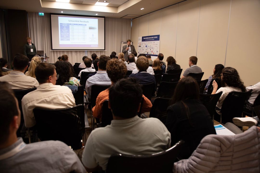 SentrySchool's tweet image. #UWSP Sentry Endowed Chair Kurt Pflughoeft & data analytics alum Alick Corbley ’23 presented research on customer retention at the @datasci_week in Amsterdam, Netherlands. Read more + bonus feature on Alick by @BusinessNewsWI: bit.ly/3zKOsuX. #datascienceweek