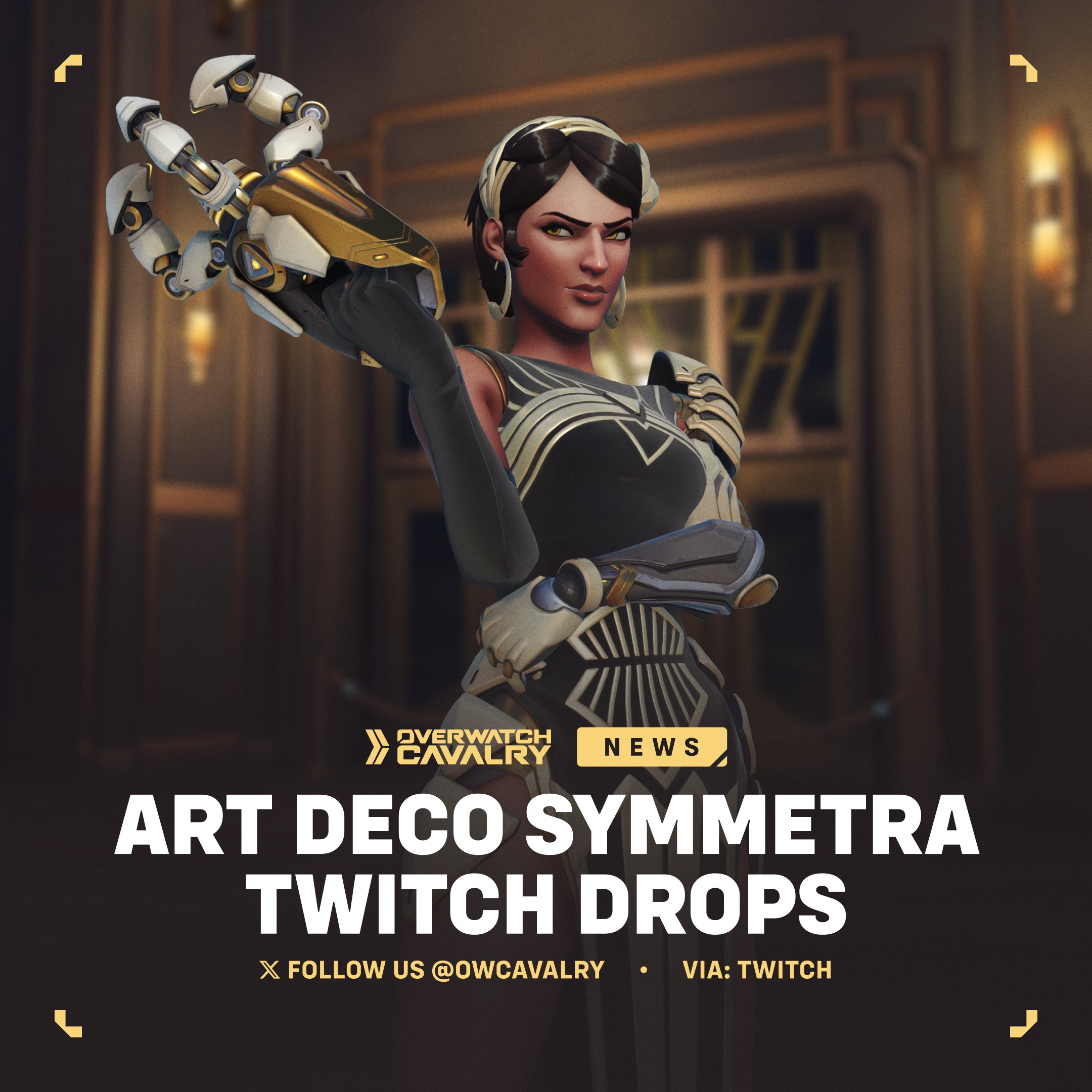 Overwatch Cavalry on X: “Sleek new Twitch Drops are here 🗽 Earn 