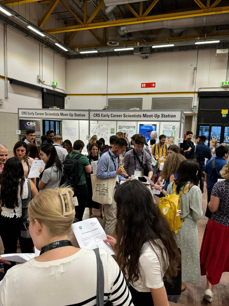 Great start for #CRSmeetupstation . Meet us at booth#2 to  know more about <a href="/CRS_YSC/">Young Scientist Committee YSC-CRS</a> and CRS Local chapters activities.<a href="/CRSScience/">Controlled Release Society</a> <a href="/CRS_Italia/">CRS Italy Local Chapter</a> <a href="/CRSBeNeLuxFr/">CRS BeNeLux & France Local Chapter</a> <a href="/CRS_SPLC/">CRS Spanish Portuguese Local Chapter</a> <a href="/brazilcrs/">Brazil CRS</a>