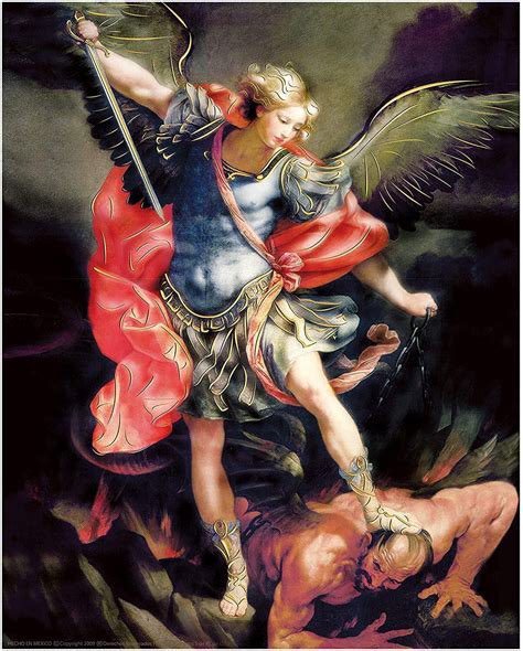 FlanaganOnFaith's tweet photo. On Oct. 1, 1884, Pope Leo XIII had a deeply disturbing mystical experience at Mass. He had just finished celebrating in his private chapel when he suddenly stood transfixed in front of the altar. For perhaps 10 minutes he stood there as if in a trance, his face drained of color. Then he went to his office and composed a prayer to St. Michael. He told his staff the prayer should be offered throughout the Church.

He explained that he had heard two voices in the vicinity of the tabernacle. He believed they were the voices of Our Lord and of Satan. Pope Leo heard Satan boast that he could destroy the Church in 75 or 100 years, if given the opportunity. Then he heard Our Lord give Satan permission to try. 

The prayer which Pope Leo XIII composed was 10 times the length of the version we use today. Use of the prayer was discontinued in 1964. Thirty years later, in his Regina Coeli address, Pope John Paul II revived use of the prayer. He said, “Although the prayer is no longer recited at the end of Mass, I ask every one not to forget it and to recite it to obtain help in the battle against the forces of darkness and against the spirit of the world.” The pope clearly intended that we should offer this prayer in our homes as well. 

St. Michael the Archangel, defend us in battle. Be our defense against the wickedness and snares of the devil. May God rebuke him, we humbly pray, and do thou, O Prince of the heavenly hosts, by the power of God, thrust into hell Satan, and all the evil spirits, who prowl about the world seeking the ruin of souls. Amen.

Source: https://t.co/0wtoEthaeI