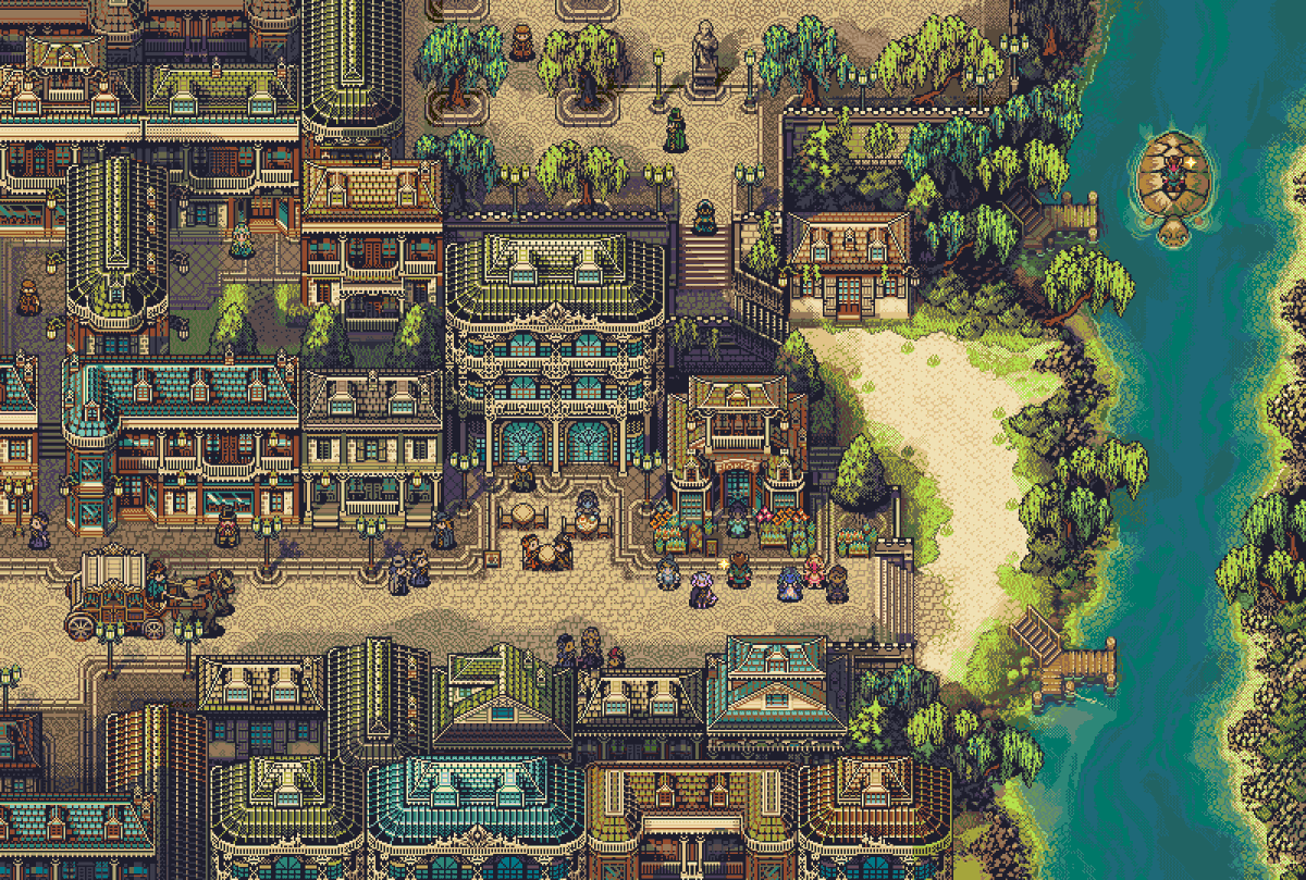 #PortfolioDay cityscape edition!
I am Alessandro and I do pixel stuff - mainly places!
#ドット絵 #pixelart