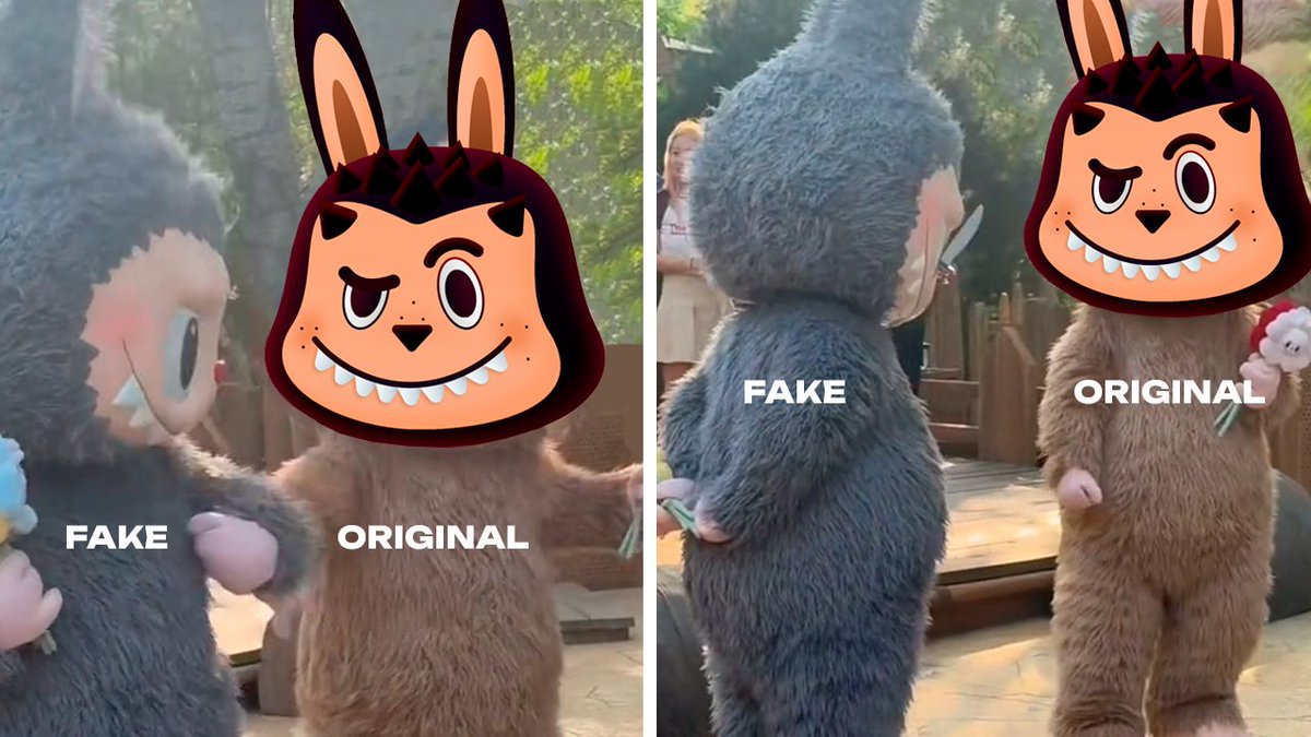 Labubu_sol's tweet image. The one and only original Labubu meme is just here and on Pop Mart, so watch out for fakes! Our CA will be posted here soon, so don&apos;t fall for fake accounts!