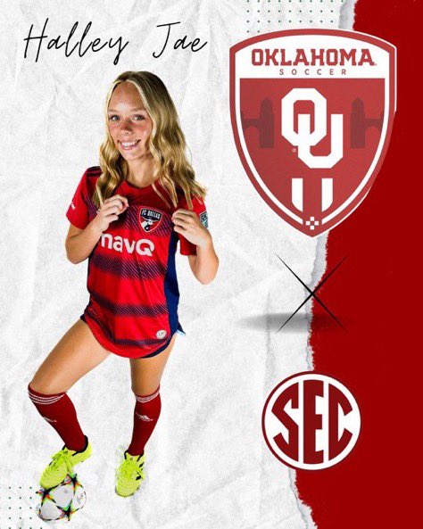 ImCollegeSoccer's tweet photo. Congratulations @halleyjae33 2026, on your NCAA D1 Power 4 commitment. You finished the race but this is only the beginning.

#CSTruth https://t.co/ETbekvlXe7