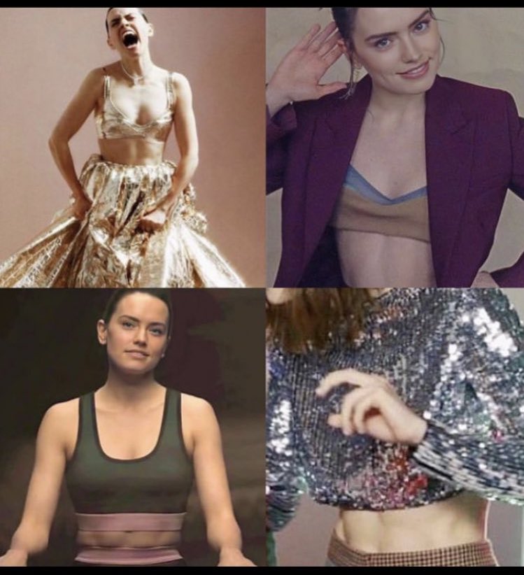 oliviamunne's tweet photo. Workout Friday needed to be back… Daisy Ridley needs to teach us how to get this abs. #DaisyRidley #StarWars #workout #Motivation https://t.co/AyXlEBNsrU