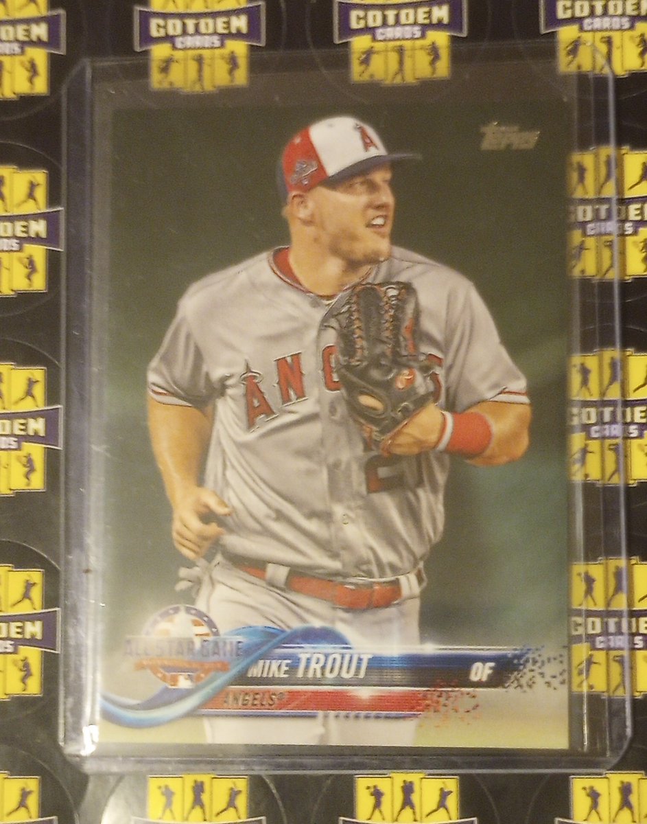 GotdemCards's tweet photo. 2018 Topps Update Series - All-Star #US176 Mike Trout #Angels #RepTheHalo 

$3 OBO 

🏆 If you Repost This your Awesome 
🏆 If you tag people into this post Your Amazing
#TheHobbyFamily  #THFpro #thehobby #MLBonX #sportscardsforsale #MLB #baseball  #sportscards #baseballcards https://t.co/gVfQiGE12t