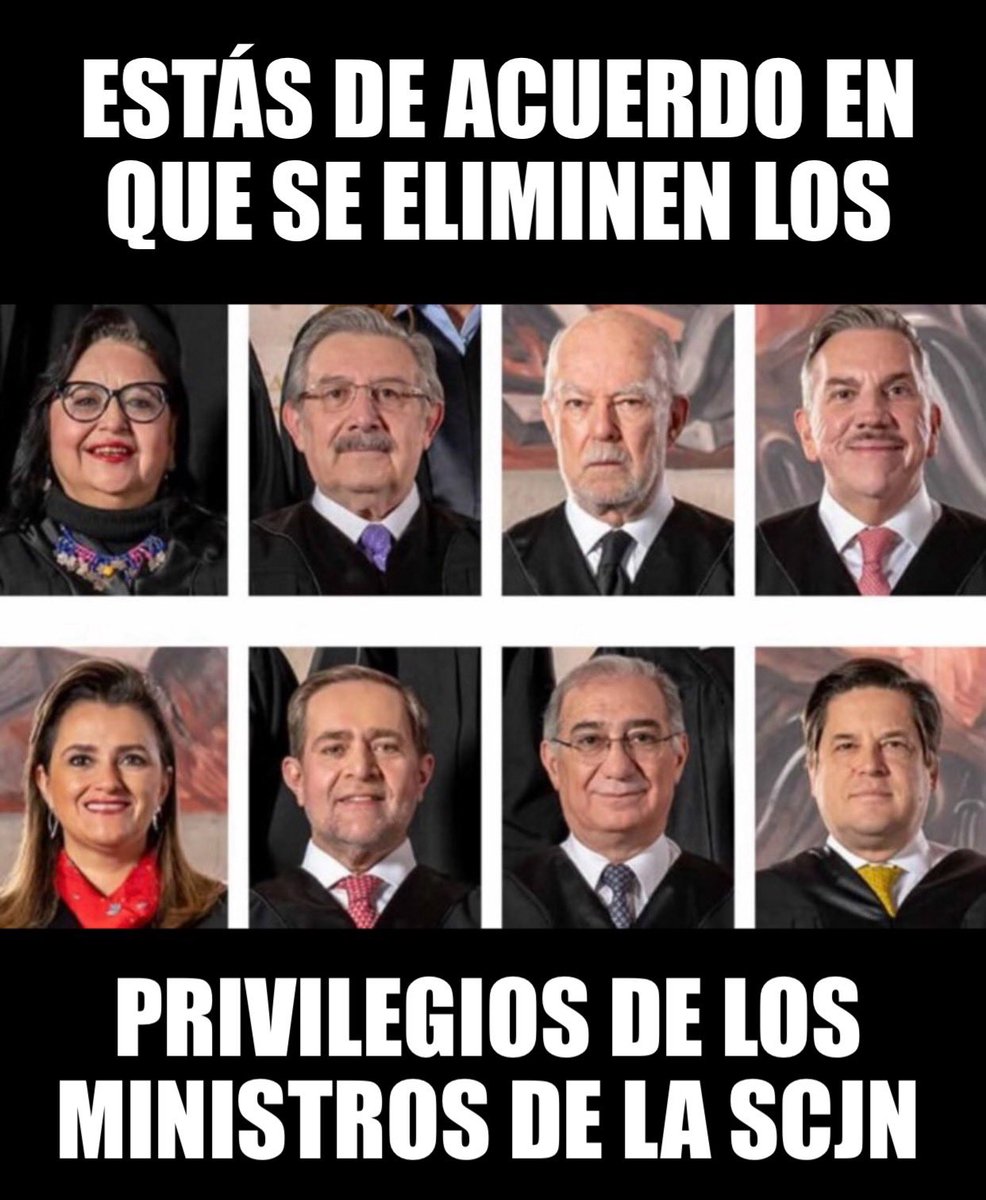guruchuirer's tweet photo. Les pagan peluqueros, lentes, ropa de lujo, gasolina, viáticos, aviones, servidumbre, camionetas, choferes, asistentes, lavandería, celulares, computadoras, aguinaldos millonarios, fondo de retiro…
‼️Es interminable‼️
¿Quieres que se eliminen? https://t.co/wBpVN4gwud