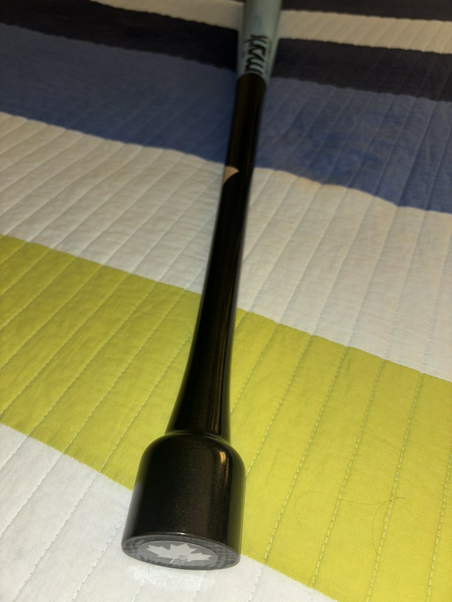 TannerThach's tweet photo. Thank you @mark_lumber for the 2 sick bats!

Really like the feel of the Puck Knob! 

Great wood and great people! https://t.co/BiLykzk1jQ
