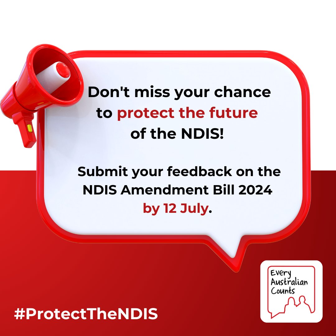 Last chance to have your say on the NDIS Bill! Submissions open until 12 July. Make your voice heard on key issues like co-design, support limits, and appeal rights. Email seniorclerk.committees.sen@aph.gov.au or use the online portal: aph.gov.au/Parliamentary_… #NDIS #NDISBill