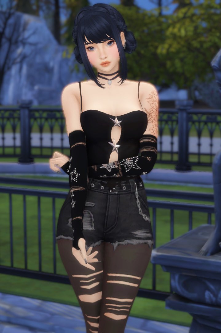 cinnamiaou's tweet photo. goth girlies ! ! ! 

#ShowUsYourSims #sims4 https://t.co/P1qF4cCKsg