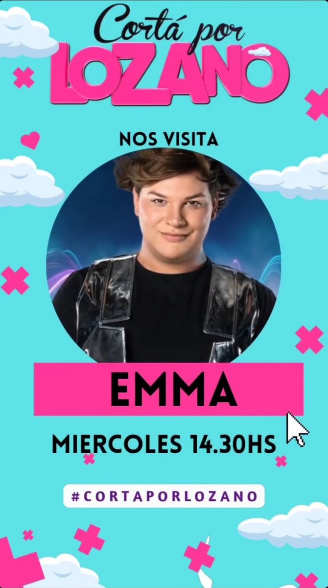 Mañana va a estar Emma en 
#CortaPorLozano a las 14:30hs 🥰
por si lo quieren ver
#GranHermano