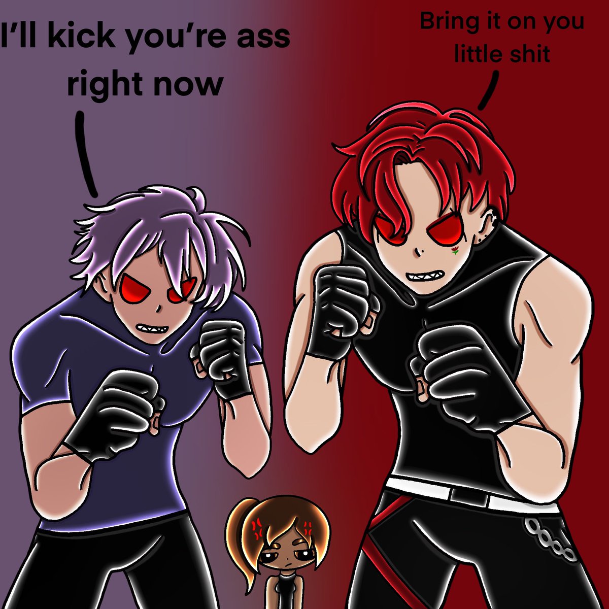mjim0124's tweet photo. If I was in Fighting Monsters With Your Punk Boyfriend And His Brother Part 16 Season 2 by: @AsmrIcey and @JozzerAudio #art #artist #creaction #JozzArt https://t.co/KbbEQu96BQ