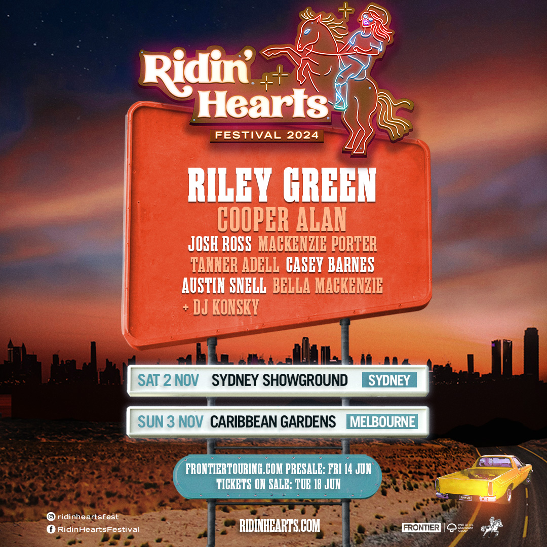 Guess who's baaaack? Ridin' Hearts Festival is back for 2024, bringing southern charm to the southern hemisphere. Even better news? We've got tickets up for grabs.

Here's how you can bootscoot your way to the day-long event in Sydney or Melbourne: articles.listnr.com/triple-m/tripl…