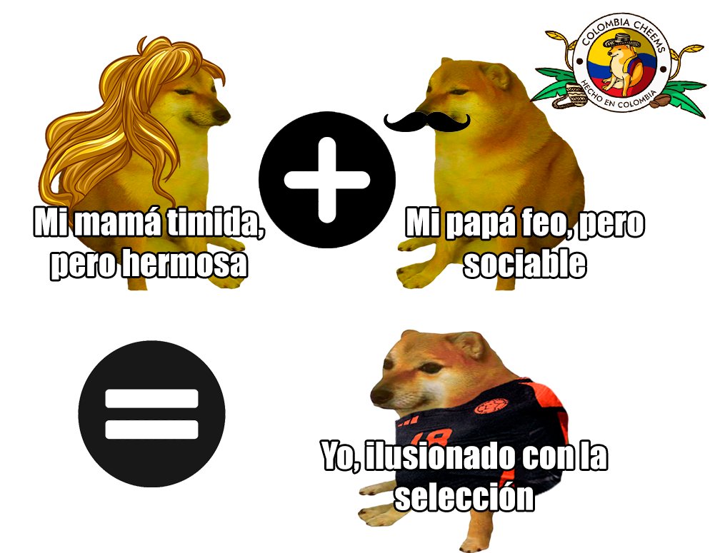 ColombiaCheems's tweet photo. ⚽️🇨🇴❤️ https://t.co/Syo9KLkGJt